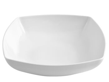 Saladier Kana en porcelaine blanche 23 cm 5