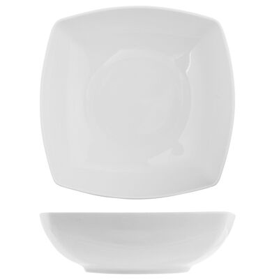 Kana salad bowl in white porcelain 23 cm