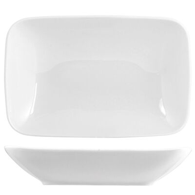 Kyoto salad bowl in white porcelain 23 cm