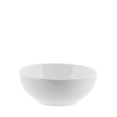 Multipurpose salad bowl in white ceramic 15 cm