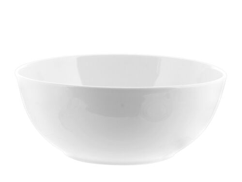 Buy wholesale Multipurpose salad bowl in white ceramic 26 cm