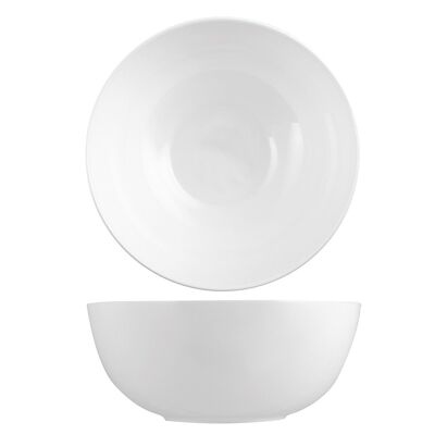 Premiere salad bowl in white opal glass cm 21