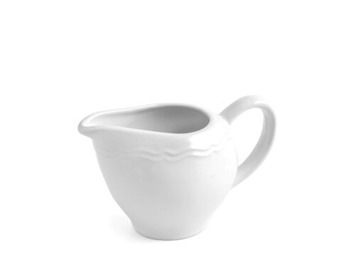 Lattiera Adele in ceramica bianca Lt 0,3