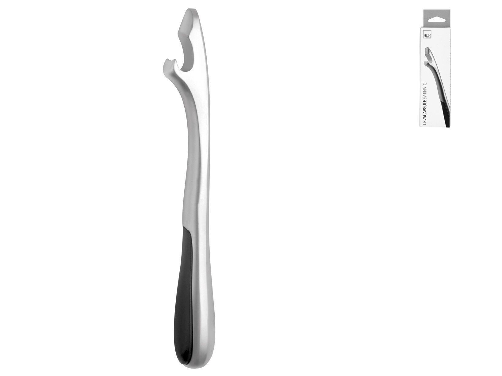 Satin bottle lifter in satin zinc