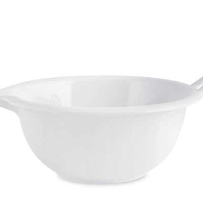 Mixing bowl 100% Melamina Bianca con manico Lt 2,9 cm 26