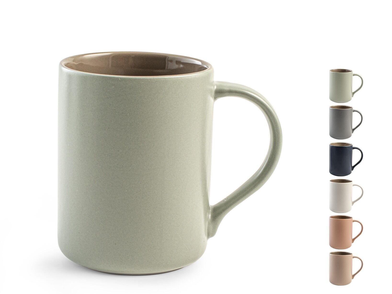 Blush-Becher aus New Bone China, verschiedene Farben, cc 400.