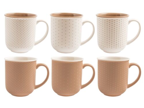 mug Cinnamon in new bone china senza Piatto colori e decori assortiti cc 380