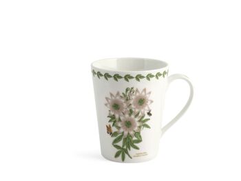 Mug fleurs en porcelaine décorée cc 370. 6