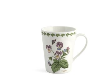 Mug fleurs en porcelaine décorée cc 370. 8
