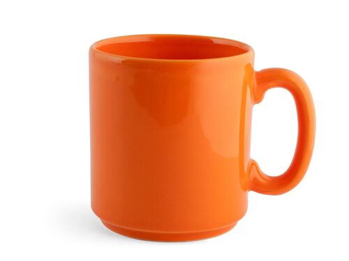 mug Iris in ceramica arancio cc 375