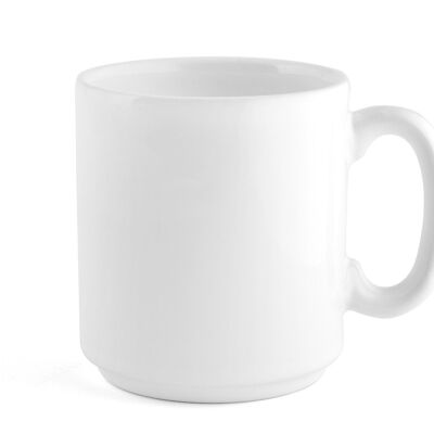 iris mug in white ceramic cc 375