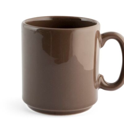 Iris mug in brown ceramic cc 375