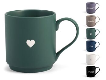 Tasse Mix & Match en porcelaine neuve couleurs assorties cc 360 6