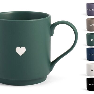 Tasse Mix & Match en porcelaine neuve couleurs assorties cc 360