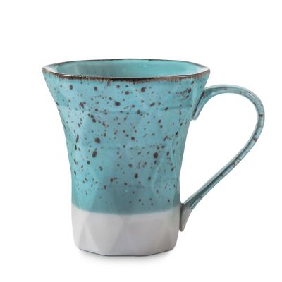 taza Stone Ware Blue Dahlia 330cc.