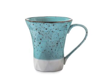 mug Stone Ware Bleu Dahlia 330cc. 1