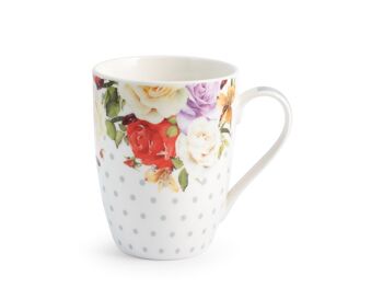 Tasse Victoria en porcelaine fine décorée cc 340. 8