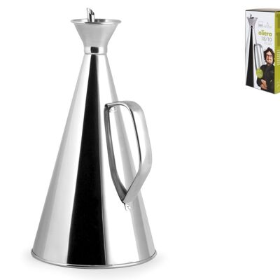 Borghese conical cruet in stainless steel 18/10 Lt 0.75. Alessandro Borghese - The luxury of simplicity