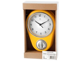 Horloge Murale Vanille 16x22 cm 2