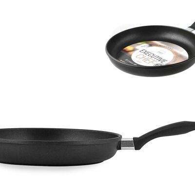 Executive Chef low frying pan in die-cast aluminum with non-stick coating cm 28. 2-year warranty