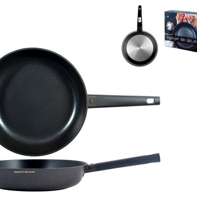 Borghese Equipe pan in die-cast aluminum with Pfluon non-stick coating also suitable for cooking on a 26 cm induction hob. Alessandro Borghese - The luxury of simplicity
