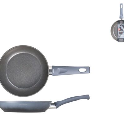 Sartén Fusion Borghese de aluminio con revestimiento antiadherente, apta para todas las cocinas, incluida la de inducción de 22 cm Alessandro Borghese - El lujo de la sencillez