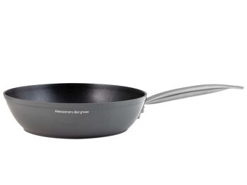 Wok Inox Poêle de qualité avec revêtement antiadhésif et poignée rivetée en acier inoxydable. Convient à toutes les plaques de cuisson, y compris l'induction, cm 28.Cooking Style et Le luxe de la simplicité par le chef Alessandro Borghese. 7