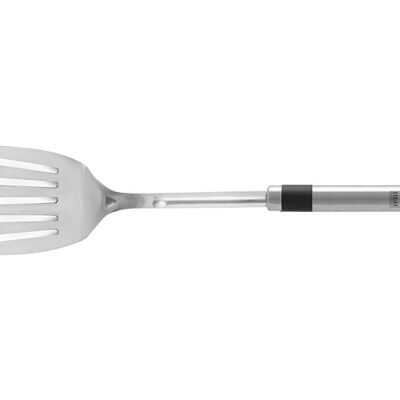 Perforated stainless steel shovel Stainless steel top with oval handle