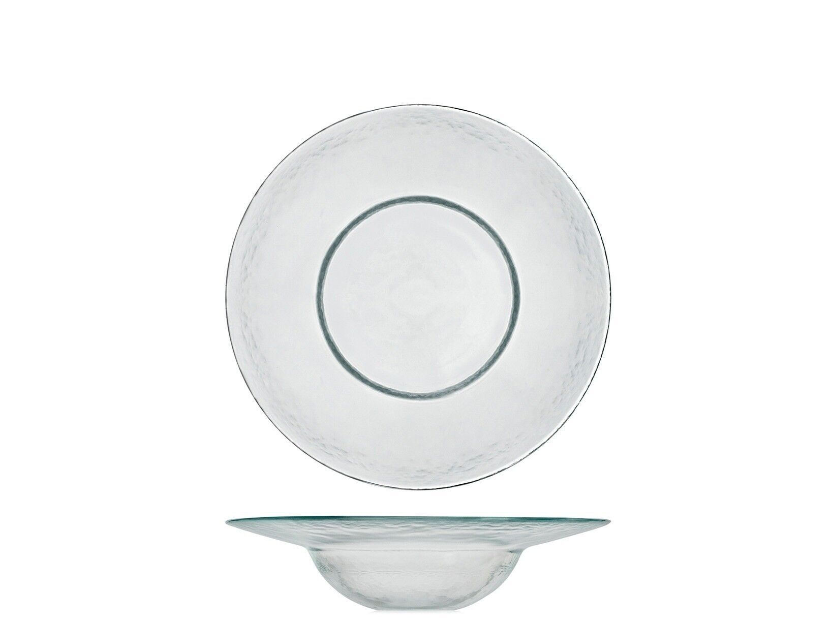 Neptune Nudelschale aus transparentem Glas 23,5 cm