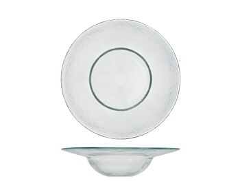 Pastabowl Nettuno en verre transparent cm 26 3