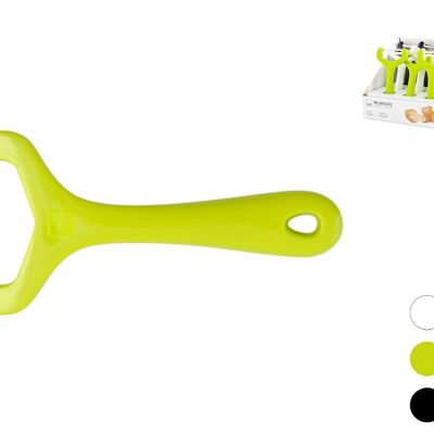 Potato peeler in stainless steel with polypropylene handle in assorted colors