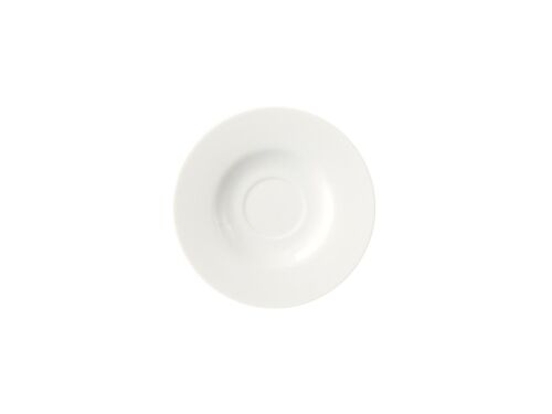 Piattino per tazza caffè Planet in porcellana bianca cm 11,5