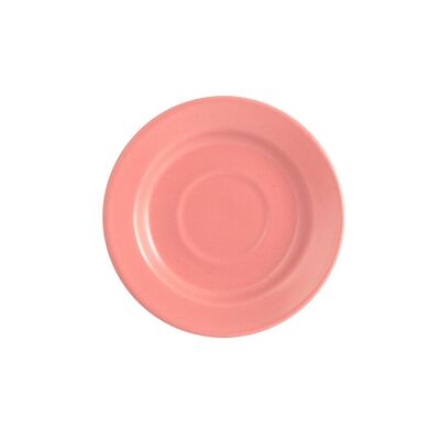 Plato para taza de café Stone Ware rosa 12 cm