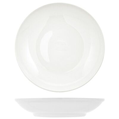 Couscous plate in white ceramic 25.5 cm