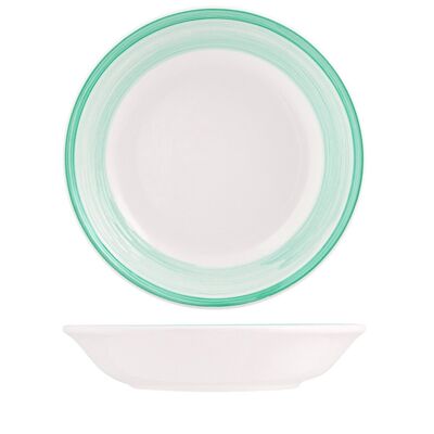 Capri plato de cerámica agua marina cm 21