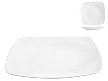 Kana / Maxim assiette creuse en porcelaine blanche 17 cm 7