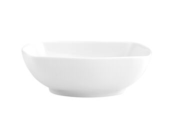 Kana / Maxim assiette creuse en porcelaine blanche 17 cm 10