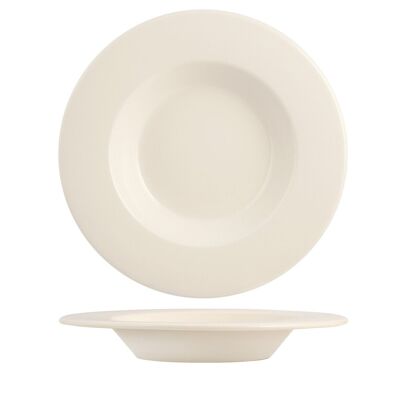 Konik in eartè nware crema plato hondo 24,5 cm