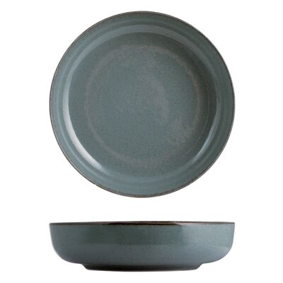 Plato hondo Pearl de porcelana colores surtidos cm 19.