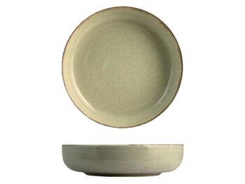 Assiette creuse Pearl en porcelaine de couleurs assorties cm 19. 4