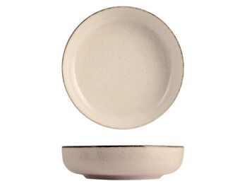 Assiette creuse Pearl en porcelaine de couleurs assorties cm 19. 5