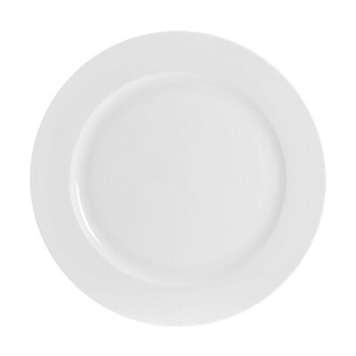 Plato de frutas Ala de porcelana blanca 20 cm