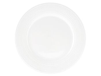 Petite assiette Newport aile en porcelaine blanche 21 cm 9