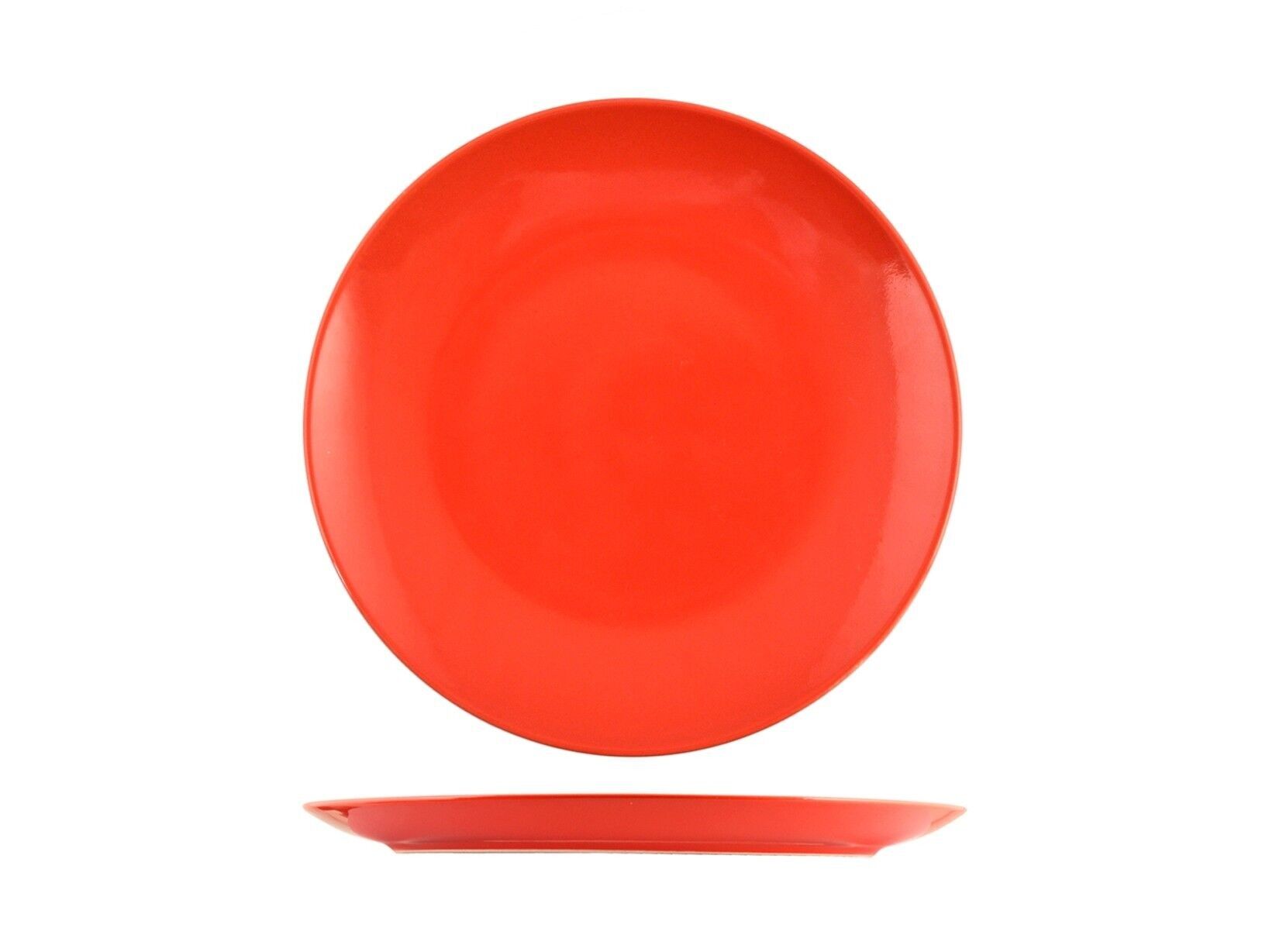 Piatto frutta Denver in stoneware rosso cm 20
