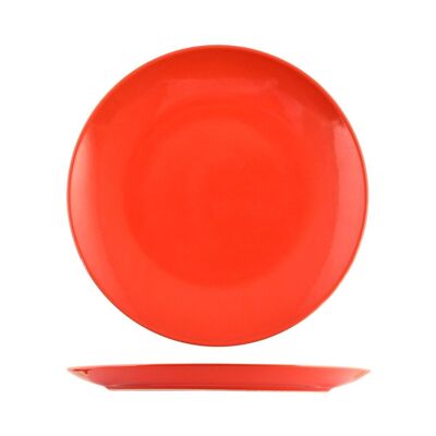 Piatto frutta Denver in stoneware rosso cm 20
