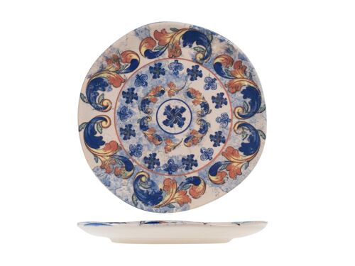 Piatto frutta Felicity in stoneware decorato cm 20