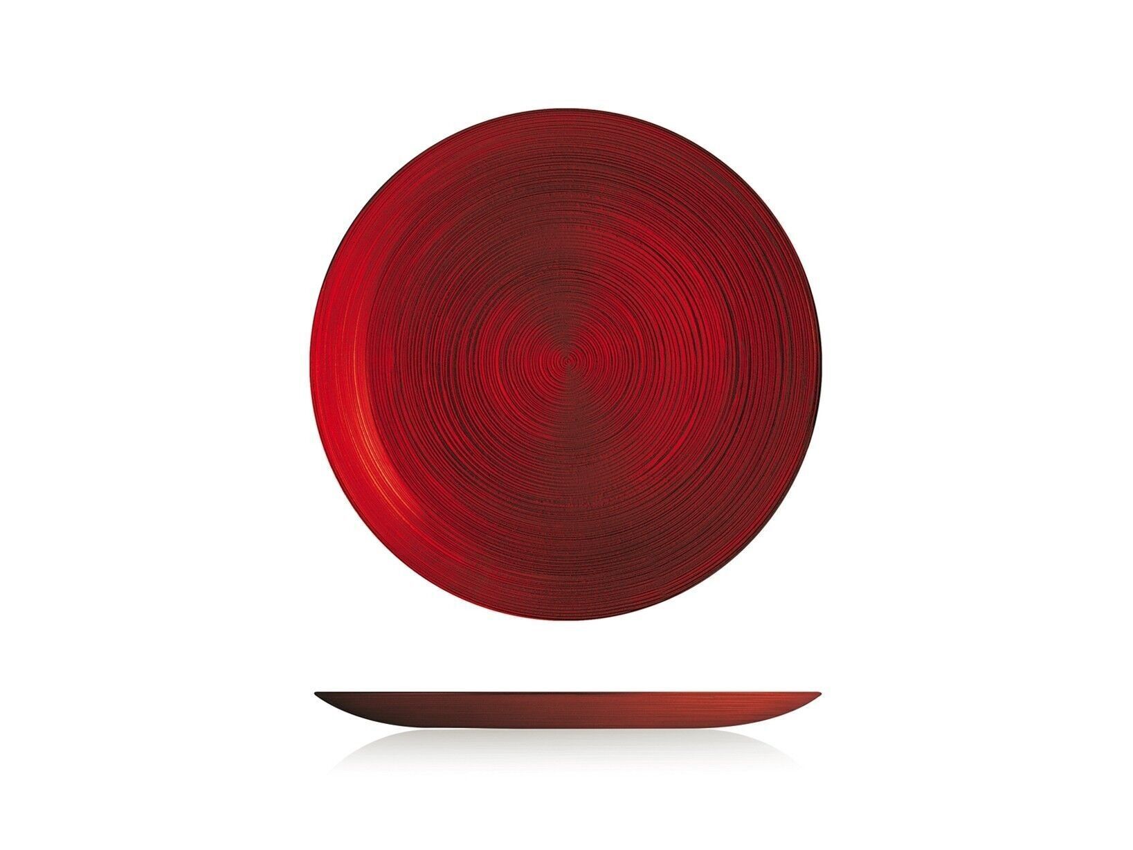 Piatto frutta Hoche in vetro red cm 22