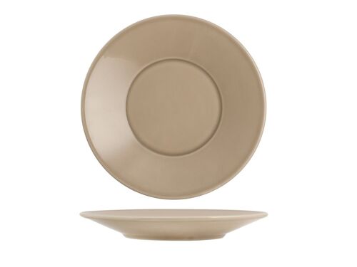 Piatto frutta Konik in eartè nware beige cm 22