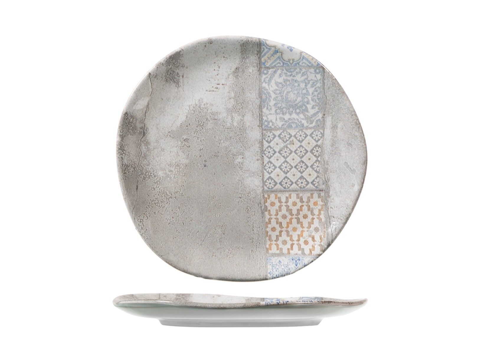 Piatto frutta Malaga in stoneware cm 20