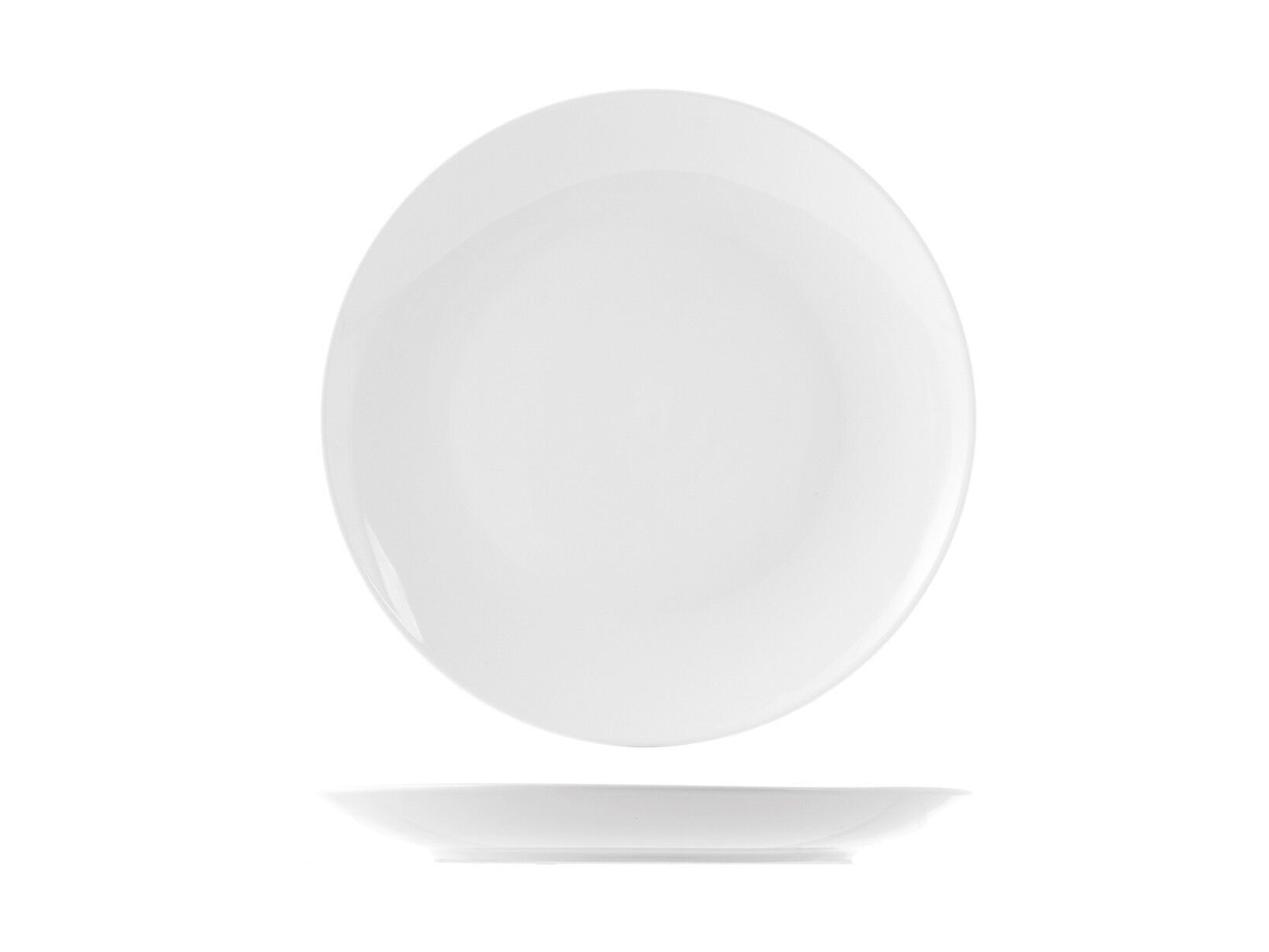 Piatto frutta Sweden in porcellana bianca cm 20,5